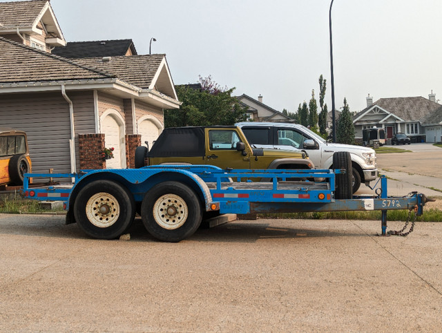 Trailer - Double Axle - 14000 lbs in Cargo & Utility Trailers in Edmonton