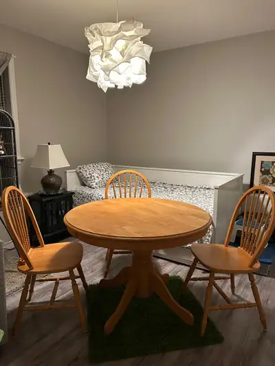 Kitchen Table and 3 Chairs - Good Condition, View more