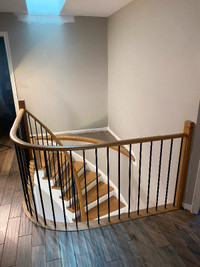 Hardwood stairs and railing contractor