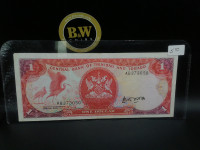 Central Bank of Trinidad and Tobago one dollar Banknote!!!!