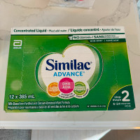Similac Advance Concentrated Liquid baby formula 12 x 385ml box