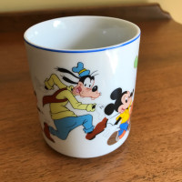 Vintage Disneyland Disney World Mug Classic Mickey & Friends