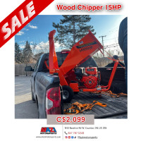 wood chipper 6.5L tank -5" chipping capacity