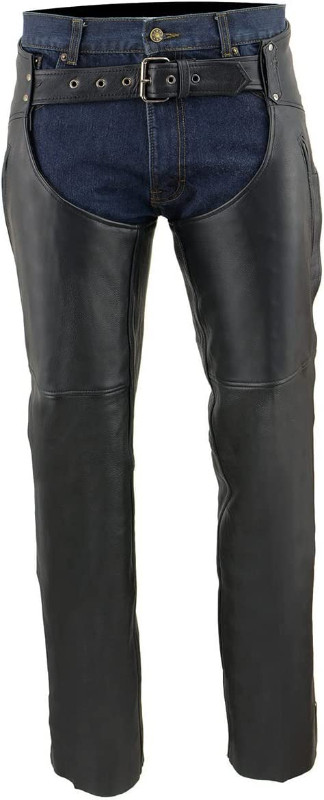 BRAND NEW mens Milwaukee Leather biker Chaps SIZES M, L in Other in Edmonton