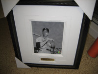 Mickey Mantle Framed Print + Blue Jays  Bobblehead + Puck