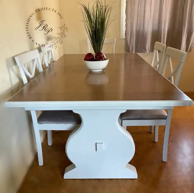 7 Piece Harvest Table Dining Set in Dining Tables & Sets in Kingston - Image 6
