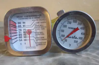 Two Meat Thermometers For Sale, View more