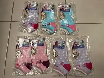 100% New Disney Frozen Elsa socks 7 pairs Orig $35 NOW $7 ONLY!, View more
