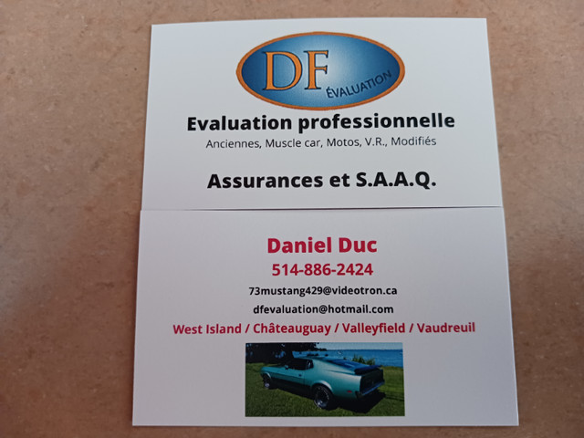 Evaluation automobile Assurance & SAAQ: DF Evaluation dans Autre  à Ouest de l’Île - Image 2