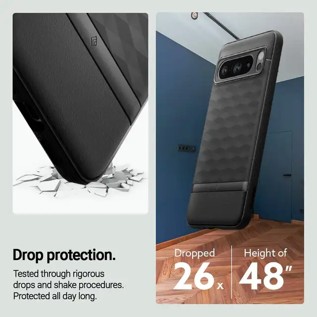 Caseology Parallax Case for Pixel 8 Pro – Matte Black in Cell Phone Accessories in City of Toronto - Image 8