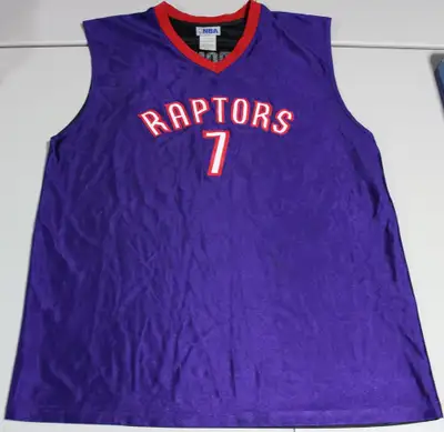 NBA Vintage Toronto Raptors Andreas Bargnani #7 Jersey Adult XL Black Purple Condition: Pre-Owned (G...