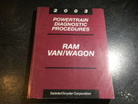 2003 Dodge Ram Van Wagon Powertrain Manual 1500 2500 3500