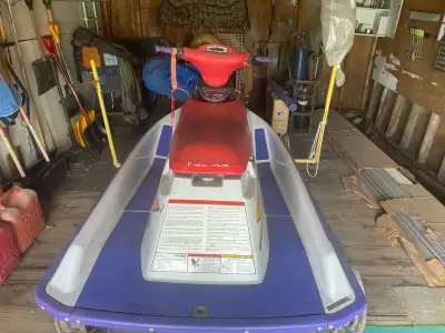 Motivated Need the room This pre-owned Polaris SLX personal watercraft features a powerful liquid-co...
