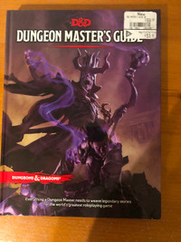 DnD dungeon master guide. Brand new. Opened once dropped once.