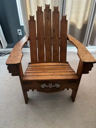 Made this chair a couple years ago for a school project, has 2 coats of varnish and stain. I have no...