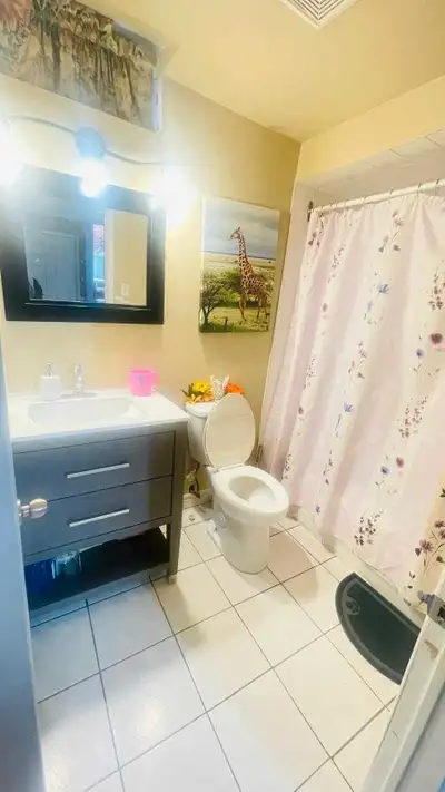 Furnished Room available in a two bedroom basement apartment in a quiet beautiful neighborhood with...