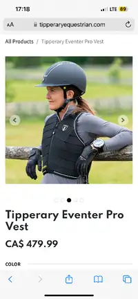Tipperary Eventer Pro Equestrian Safety Vest
