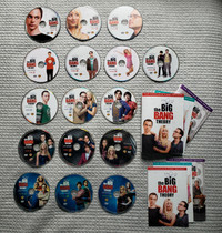 Big Bang Theory DVDs Seasons 1, 2, 3, 6 & 7