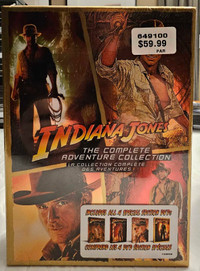 Indiana Jones DVD Box Set Sealed 4 Movies 