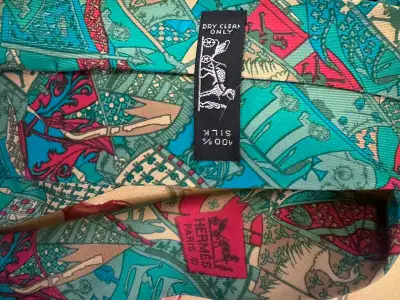Auth Hermes Silk Tie, View more