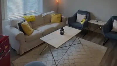 Coffee Table and matching side table genuine marble, View more