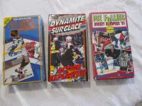 3 cassettes VHS de Hockey
