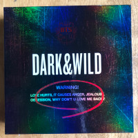 BTS “Dark and Wild” CD and photobook in box set 