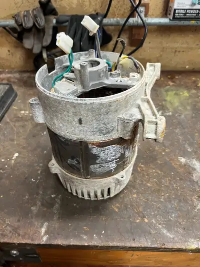 Have a stator and rotor off at 6 1/2 hp generator. I think that equals out to about 3000 W generator...