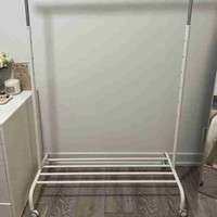 IKEA RIGGA Clothes rack, white