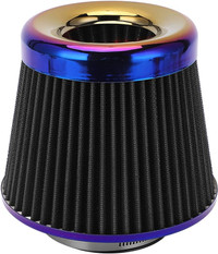 Aramox Inlet Air Filter, Car Intake Air Filter 3in/76mm High Pe