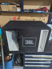 JBL 12" Subwoofer with box and amplifier