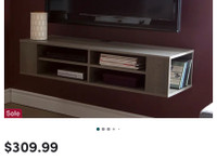Floating Media Console for TV up to 55"