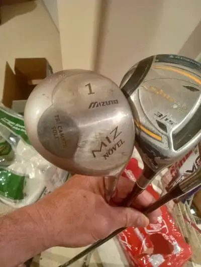 Mizuno driver $60 Adams speedline 3 wood $60 Adams idea 3 wood $60 $150 for all 3 OBO