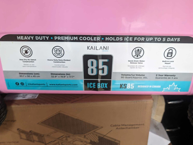 Selling a kailani 85 QT cooler! in Fishing, Camping & Outdoors in Peterborough - Image 2