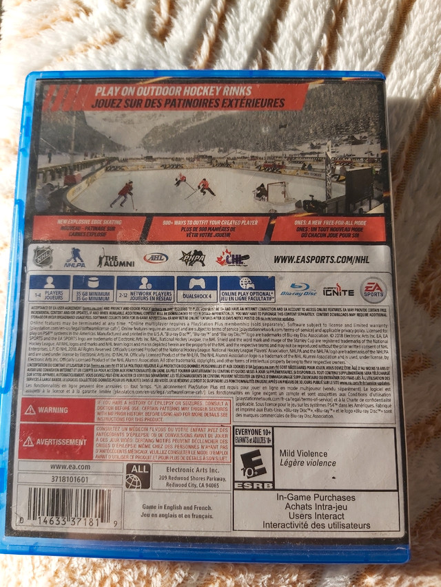 Ps4 NHL19 in Sony Playstation 4 in Dartmouth - Image 2