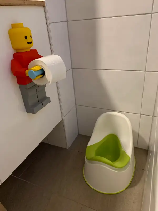 Giant Lego Man Toilet Paper Holder in Hobbies & Crafts in Edmonton - Image 2