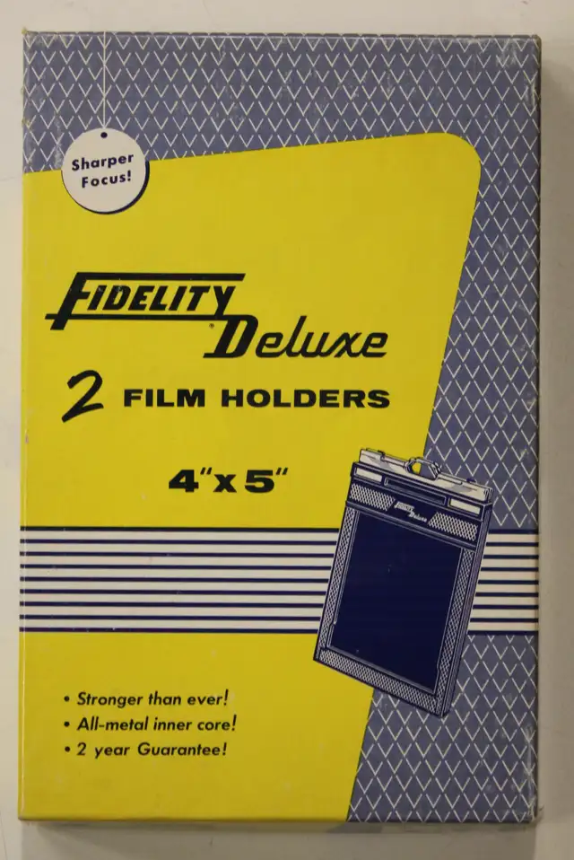 Fidelity Deluxe Film Holder 4” x 5”