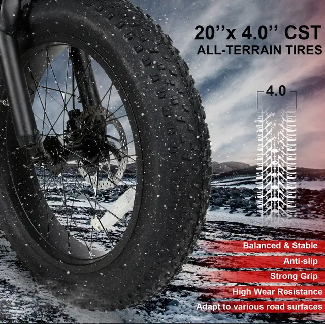 Brand new 20" Fat Tire Foldable E-Bike in eBike in Calgary - Image 5