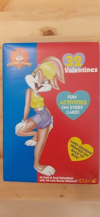 Vintage Looney Tunes 32 Valentine Day LOLA BUNNY Greetings Cards