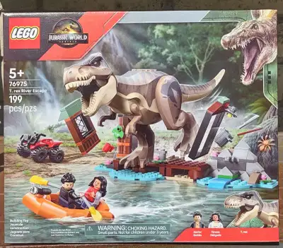 Lego Jurassic World T-rex River Escape 76975, View more