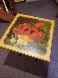 Antique folding table