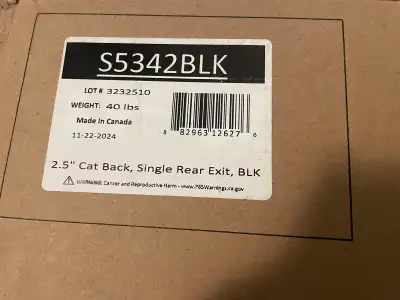 Brand new unopened mbrp exhaust for toyota gen 5 4runner. Model number in pictures