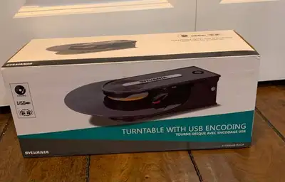 Sylvania Portable Turntable USB Encoding NEW, View more