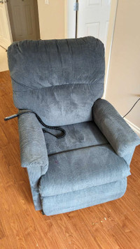 Tilt back and riser armchair 