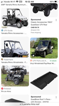 Looking for Yamaha Rhino roof accessories 