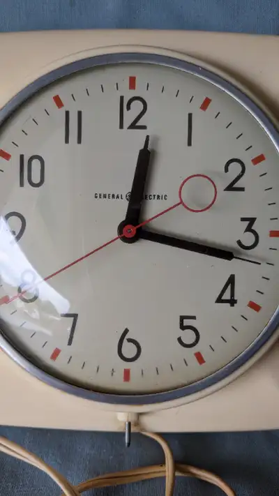 Vintage Wall Clock by GE, View more