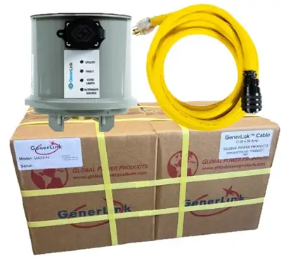Stay powered during outages with a 30-amp GenerLink! This user-friendly device allows you to safely...
