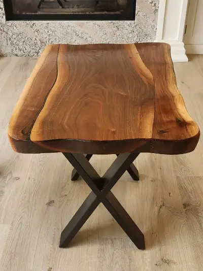 Black walnut side tables, View more