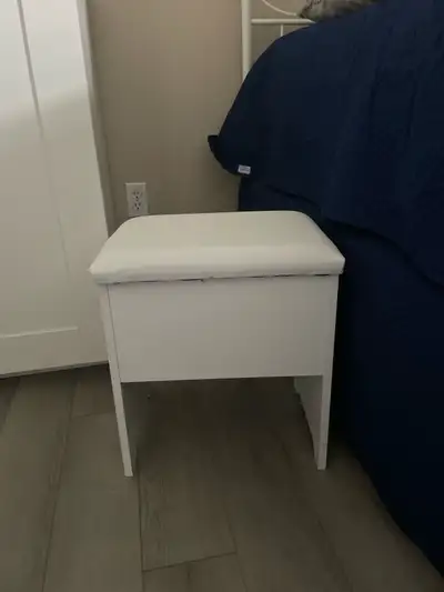 Brand new vanity chair it opens up for storage