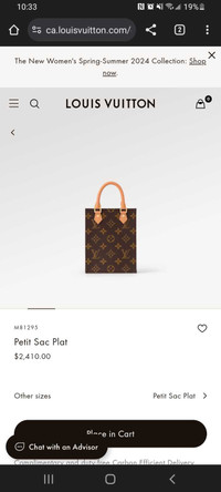 Louis Vuitton Petit Sac Plat